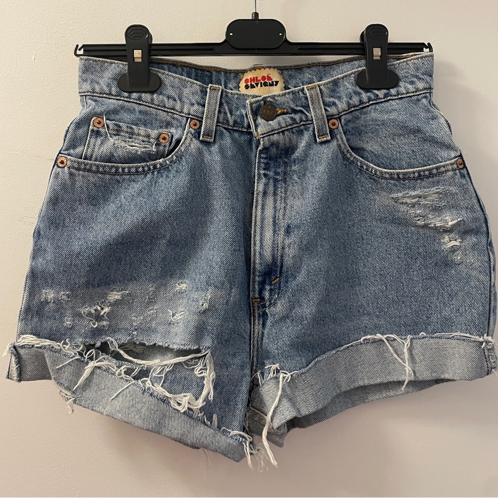 Chloe Sevighy Levi’s denim short Opening Ceremony